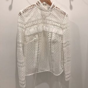 Self Portrait lace top